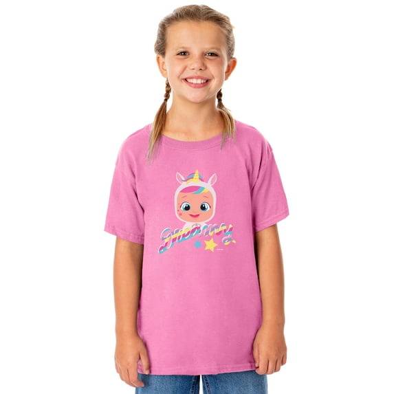 Cry Babies Magic Tears Girl's Dreamy Crewneck T-Shirt For Kids