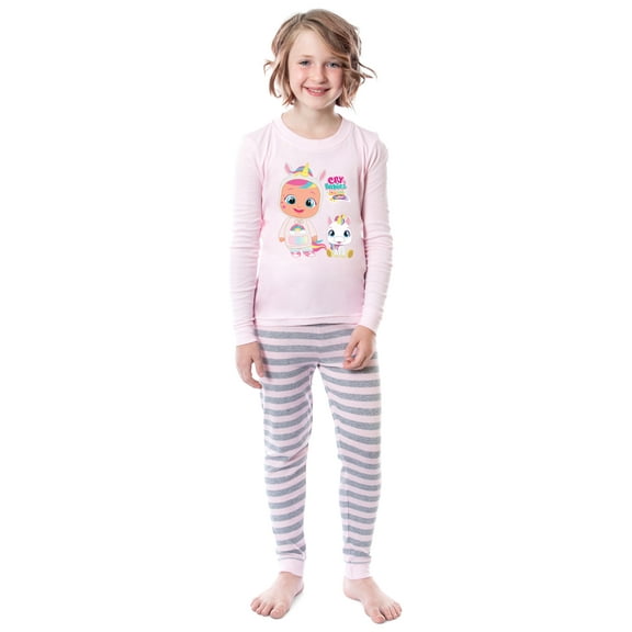 Cry Babies Magic Tears Girls' Child Characters Show Unicorn Sleep Pajama Set