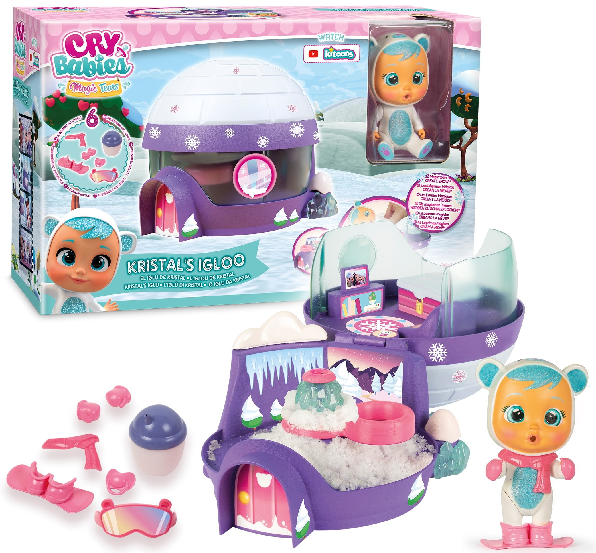 Cry Babies Magic Tears Kristals Igloo Doll Playset Uzbekistan Ubuy