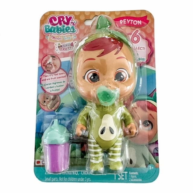 Cry Babies Magic Tears Tutti Frutti Peyton Pear Toy, Scented & Crying ...