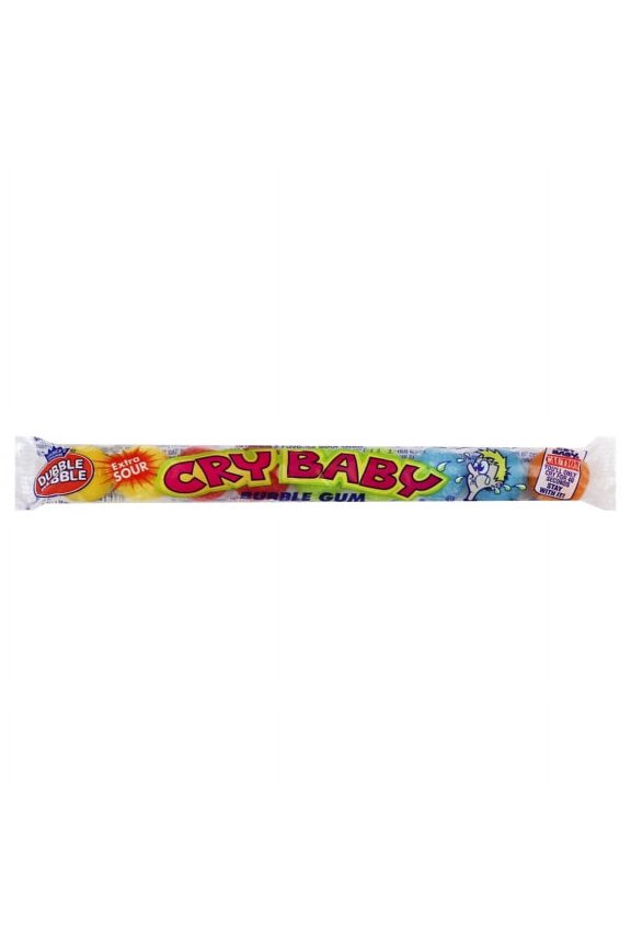 Cry Baby Extra Sour Gum Ball Tube, 9 Piece
