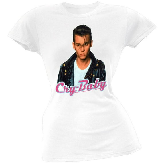 Cry Baby - Face Juniors T-Shirt - Medium