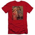 thumbnail image 1 of Cry Baby Kiss Me Premium Canvas Adult Slim Fit 30/1 T-Shirt Red, 1 of 1
