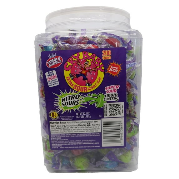 Cry Baby Nitro Sours - Tub of 200