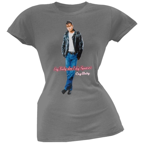 Cry Baby - Squares Juniors T-Shirt - X-Large