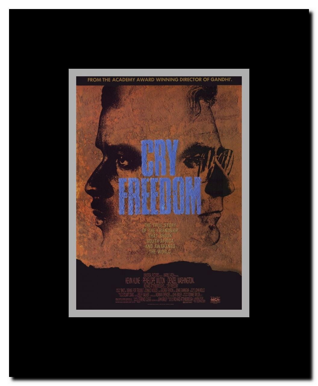 Cry Freedom Framed Movie Poster