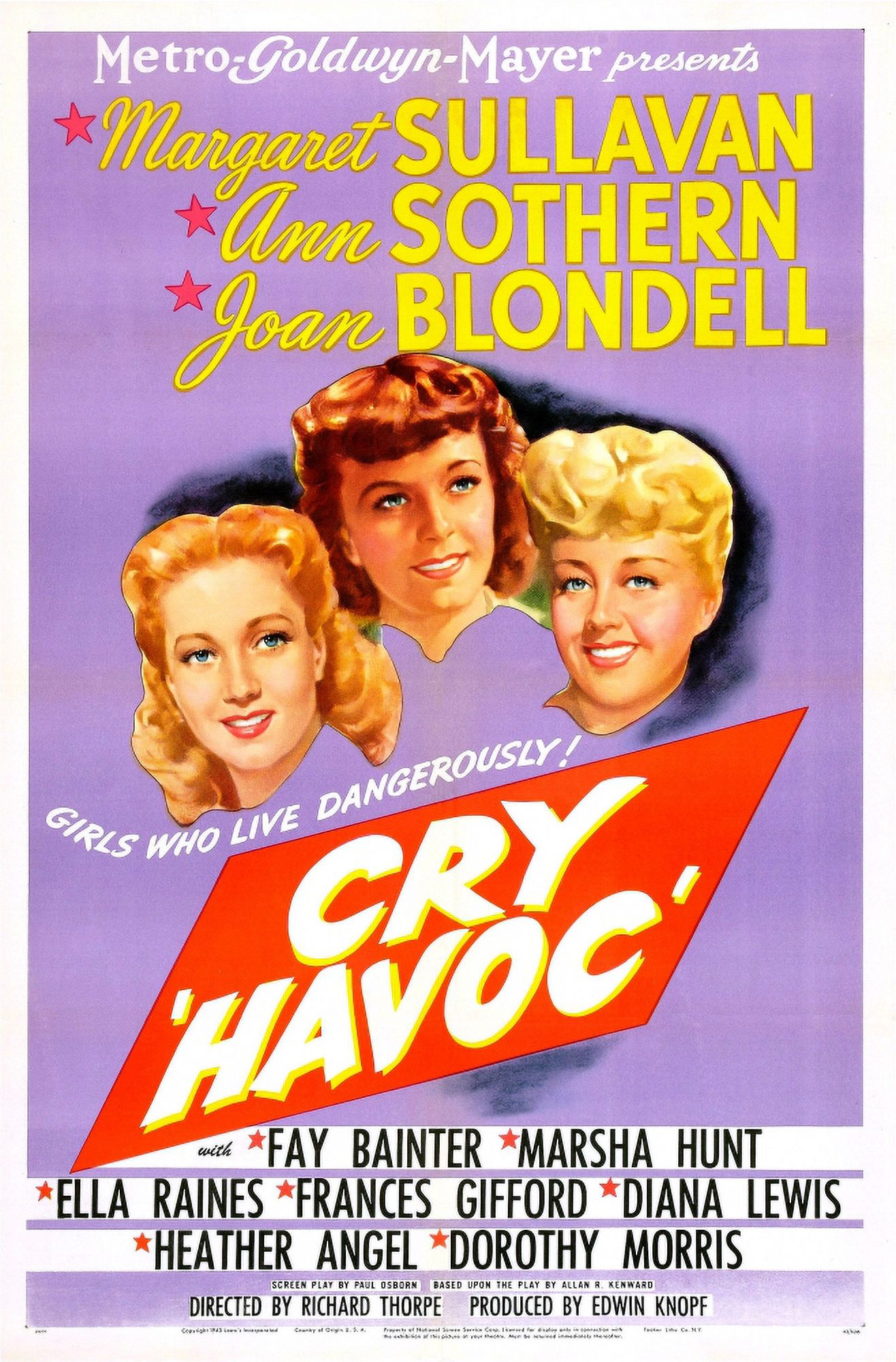 Cry Havoc U Canvas Art - (24 x 36)