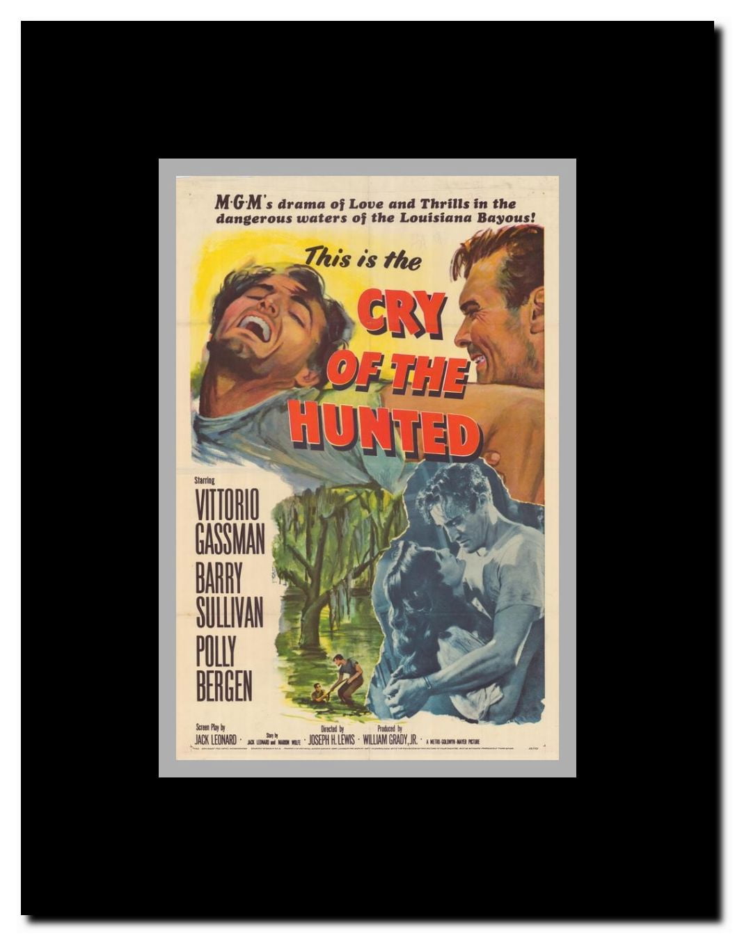 Cry of the Hunted Framed Movie Poster