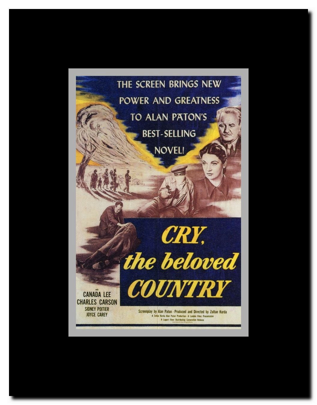 Cry the Beloved Country Framed Movie Poster