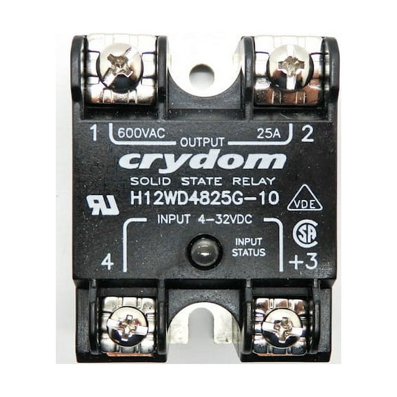 Crydom 4-32VDC 600VAC 25A Solid State Relay H12WD4825G-10