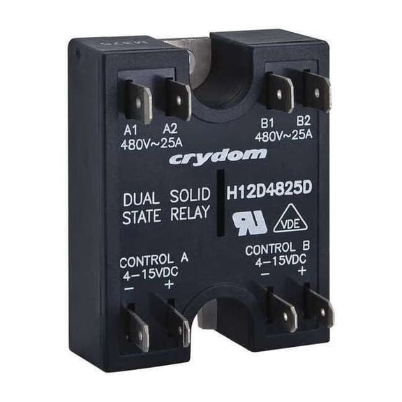 Crydom Dual Solid State Relay, 2 Phase, Surface, SCR H12D4840D