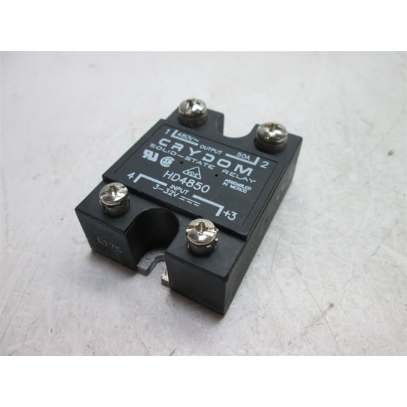 Crydom HD4850 Solid-State Relay, Input: 3-32VDC, Output: 480VAC 50A CA3