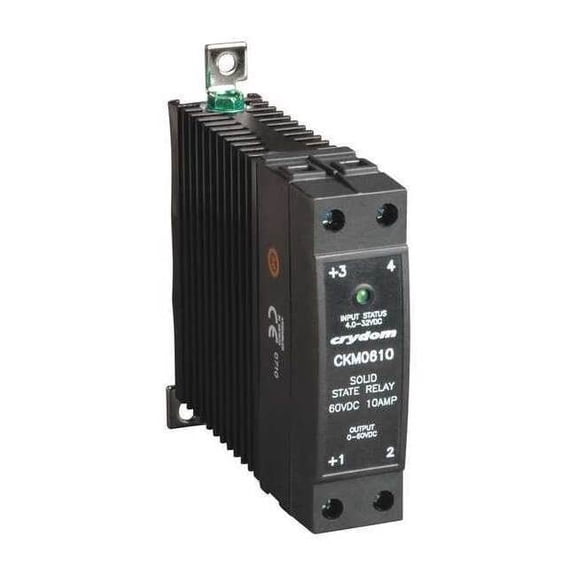 Crydom Solid State Relay, 1 Phase, Screw Clamp, DIN Rail & Panel, MOSFET CKM0610