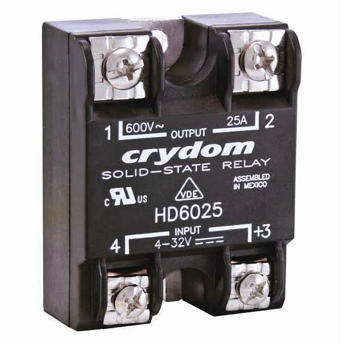 Crydom Solid State Relay, 1 Phase, Screw Clamp, Panel, SCR HD4812 ...