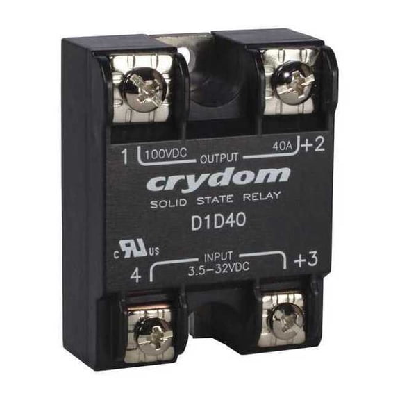 Crydom Solid State Relay, 1 Phase, Screw Clamp, Panel, MOSFET D1D40