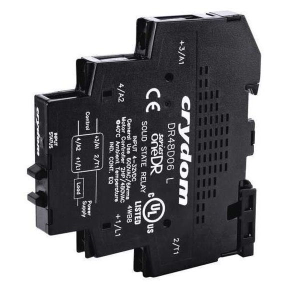 Crydom SolStateRelay,In4-32VDC,Out1-60VDC,FET DR06D06