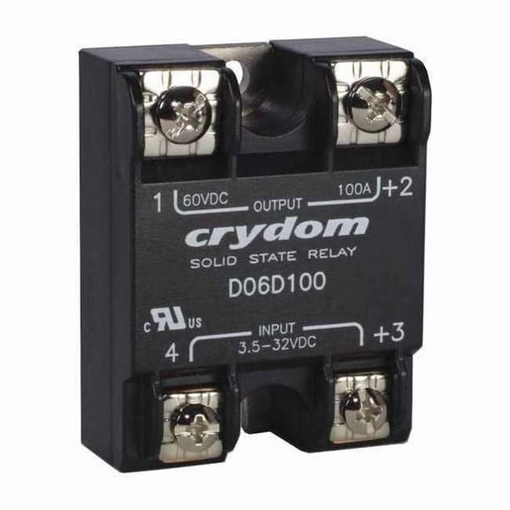 Crydom Solid State Relay, 1 Phase, Screw Clamp, Panel, MOSFET D06D60