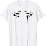 Crying Anime Eyes Sad Crybaby for Anime and Manga Lovers T-Shirt