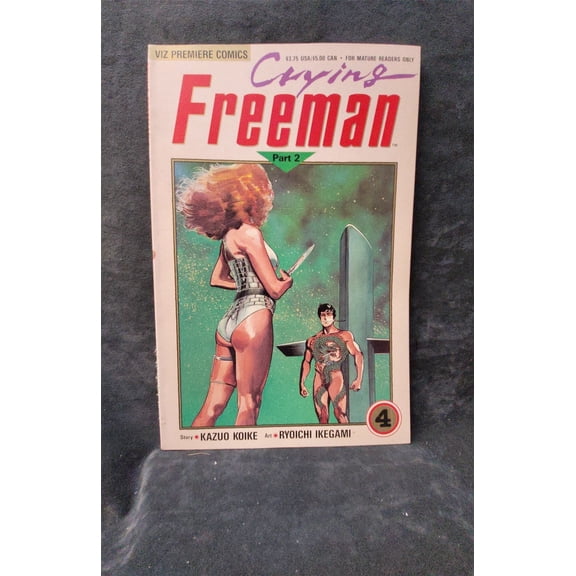 Pre-Owned Crying Freeman Part 2 #4 1990 Viz Comics Comic Book