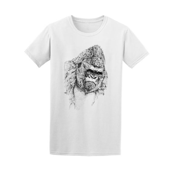 Crying Gorilla T-Shirt Men -Image by Shutterstock, Male x-Large