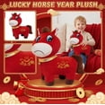thumbnail image 1 of Crying Horse Plush Year Of the Horse 2026 Plush Doll 7.87 Inch Ultra-Soft Funny Horse Stuffed Dolls Winter Plush Perfect Valentine's Day Gifts, 1 of 7