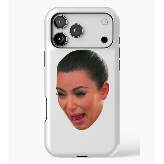 Crying Kim Kardashian M1780, Protective Case for iPhone 17 16 15 14 13 12 11 Pro Max – Modern Unisex Style