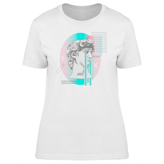 Crying Male Sculpture Art T-Shirt Women -Image by Shutterstock, Female Medium