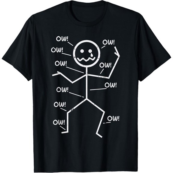 Crying Stickman Ow Ow Funny Pain Men Women T-Shirt Unisex S-5XL Hot Trending Shirt Birthday Gift