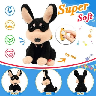 Toy Dog Walk and Bark, Sing, Tail, Lick, Repeat What You Say, Toys