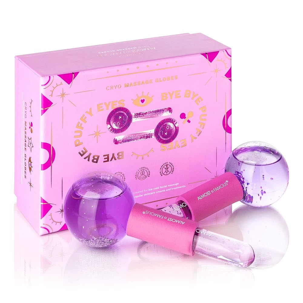 Cryo Cooling, Massage Globes, Made Of Anti Shatter, Freezer Safe Glass