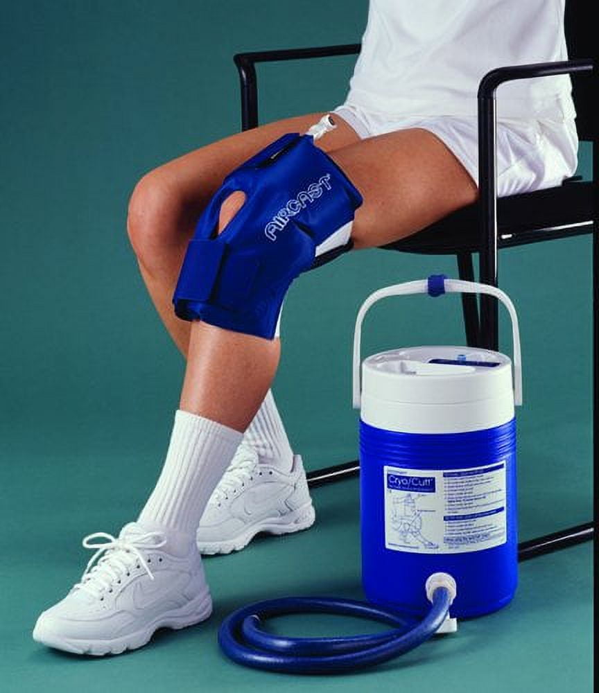 Cryo Cuff Cold Therapy Knee Solution Blue Large, Non Motorized