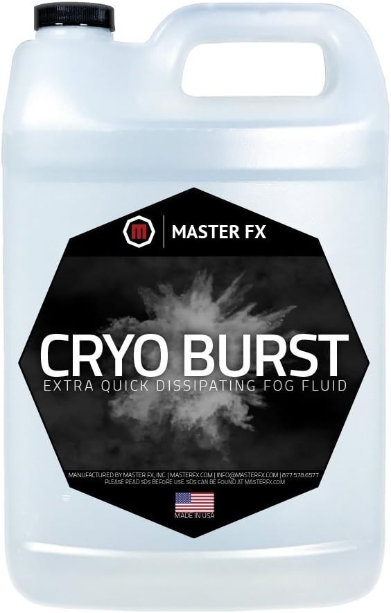Cryo Extra Quick Dissipating WaterBased Fog Fluid CO2 Blast Effect