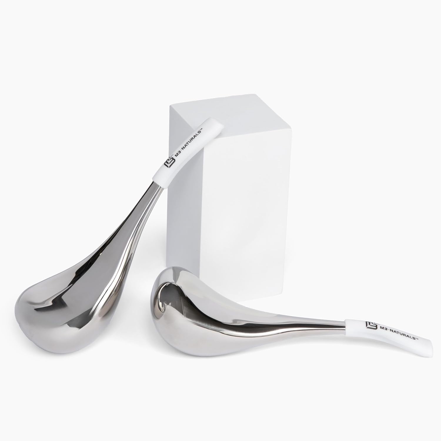 M3 Naturals Cryo-Ice Massage Sticks, Facial Massager Ice Globes & Face Depuffer for Women, 2 Ct