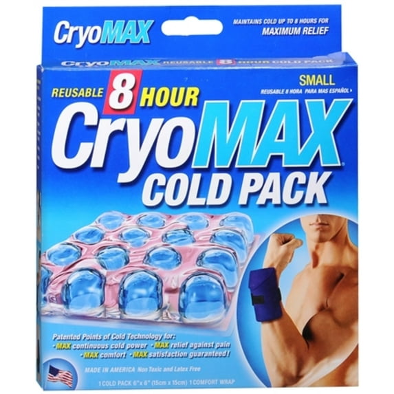 Cryo-MAX 8 Hour Cold Pack With Flexible Straps Small 1 Each (Pack of 3)