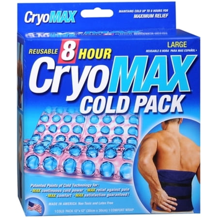 Cryo-MAX Cold Pack 8 Hour Large 1 Each (Pack of 2)