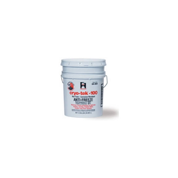 Cryo-Tek-100 Anti-Freeze Corrosion Resistant, 5 gal Pail, Pink, Up to 250 Degrees F 35284