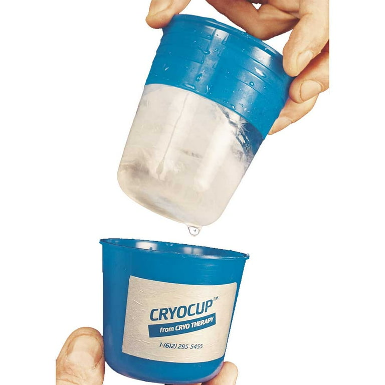 CryoCup Cold Pack Ice Massage Therapy for Muscle Inflammation and