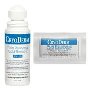 CryoDerm Combo Package Cold Therapy 3 oz Roll-On & 12 Packets