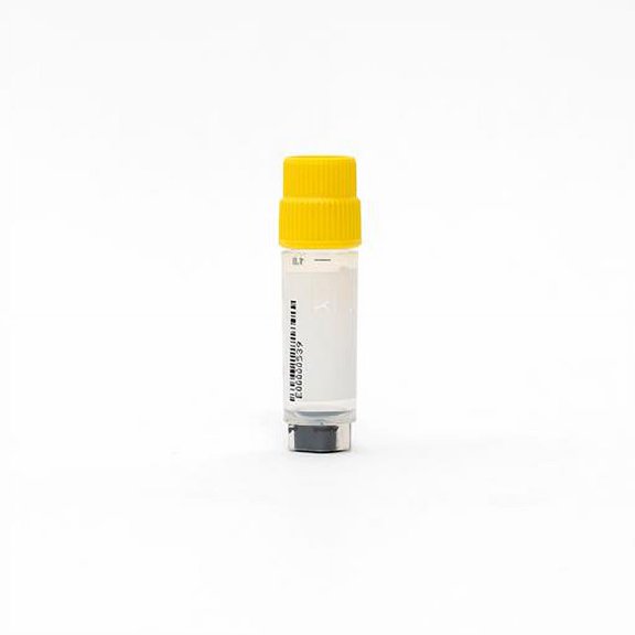 CryoKING 2.0ml 1000Pcs Polypropylene Cryovials with External Thread and Yellow Caps Assembled, Tubes with Bottom 2D Barcode for Sample Collection and Storage