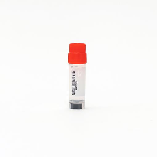CryoKING 2.0ml 25Pcs Polypropylene Cryovials with External Thread and Red Caps Assembled, Tubes with Bottom 2D Barcode for Sample Collection and Storage