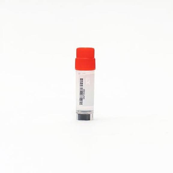 CryoKING 2.0ml 500Pcs Polypropylene Cryovials with External Thread and Red Caps Assembled, Tubes with Bottom 2D Barcode for Sample Collection and Storage
