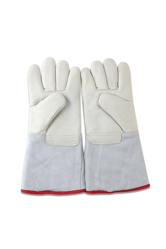 Cryogenic Gloves 14.2"/36cm Long Mid-arm LN2 Protective Gloves for Liquid Nitrogen/Dry Ice/Cold Storage