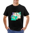 thumbnail image 1 of Crypro-currency Vintage T-shirt Mens Cotton Classic Crewneck Short Sleeve Tees Unisex Black L, 1 of 2
