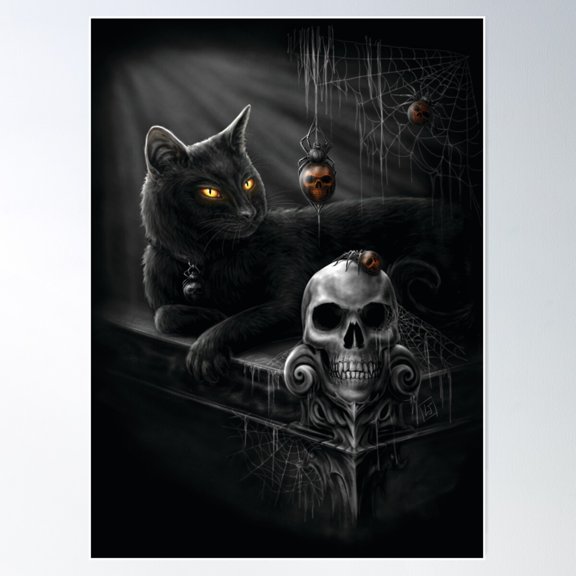Crypt Companions Poster Wall Art, Modern Wall Decor For Living Room Bedroom, 24x36 UNFRAMED