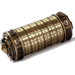 Cryptex Da Vinci Code Mini Cryptex Lock Puzzle Boxes with Hidden Compartments Anniversary Valentine's Day Romantic Birthday Gifts for Her Gifts for Girlfriend Box for Men Puzzle