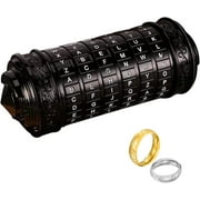Cryptex Da Vinci Code Mini Cryptex Lock Puzzle Boxes with Hidden Compartments Anniversary Valentine's Day Interesting Romantic Birthday Gifts for Her
