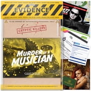 Cryptic Killers Murder Mystery Game - Murder of a Musician Cold Unsolved Case File Games for Adults