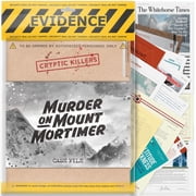 Cryptic Killers Murder Mystery Game - Murder on Mount Mortimer Cold Unsolved Case File Games for Adults