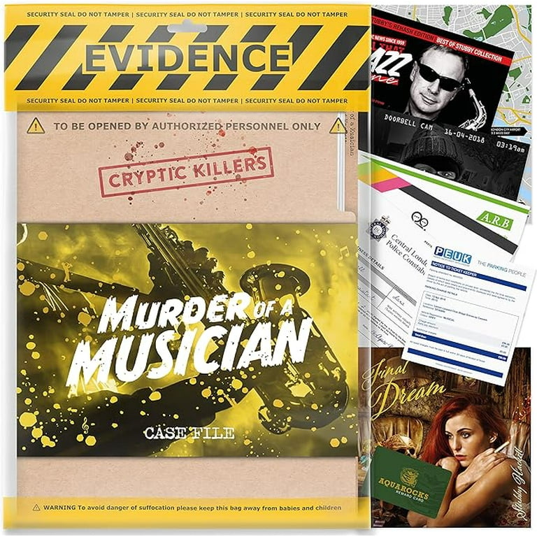 Unsolved murder mystery game - Cold Case Files Investigation
