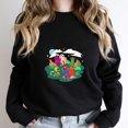 thumbnail image 1 of Cryptid Camping Horror Creepy Graphic Tee, Funny Bigfoot SW19003 Unisex Sweatshirt, Up to Size 5XL, 1 of 2